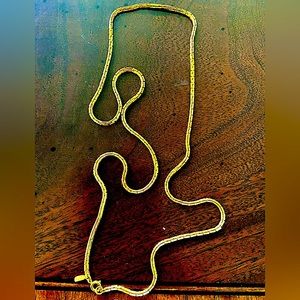 Monet Square Link Gold 24 “Chain Necklace